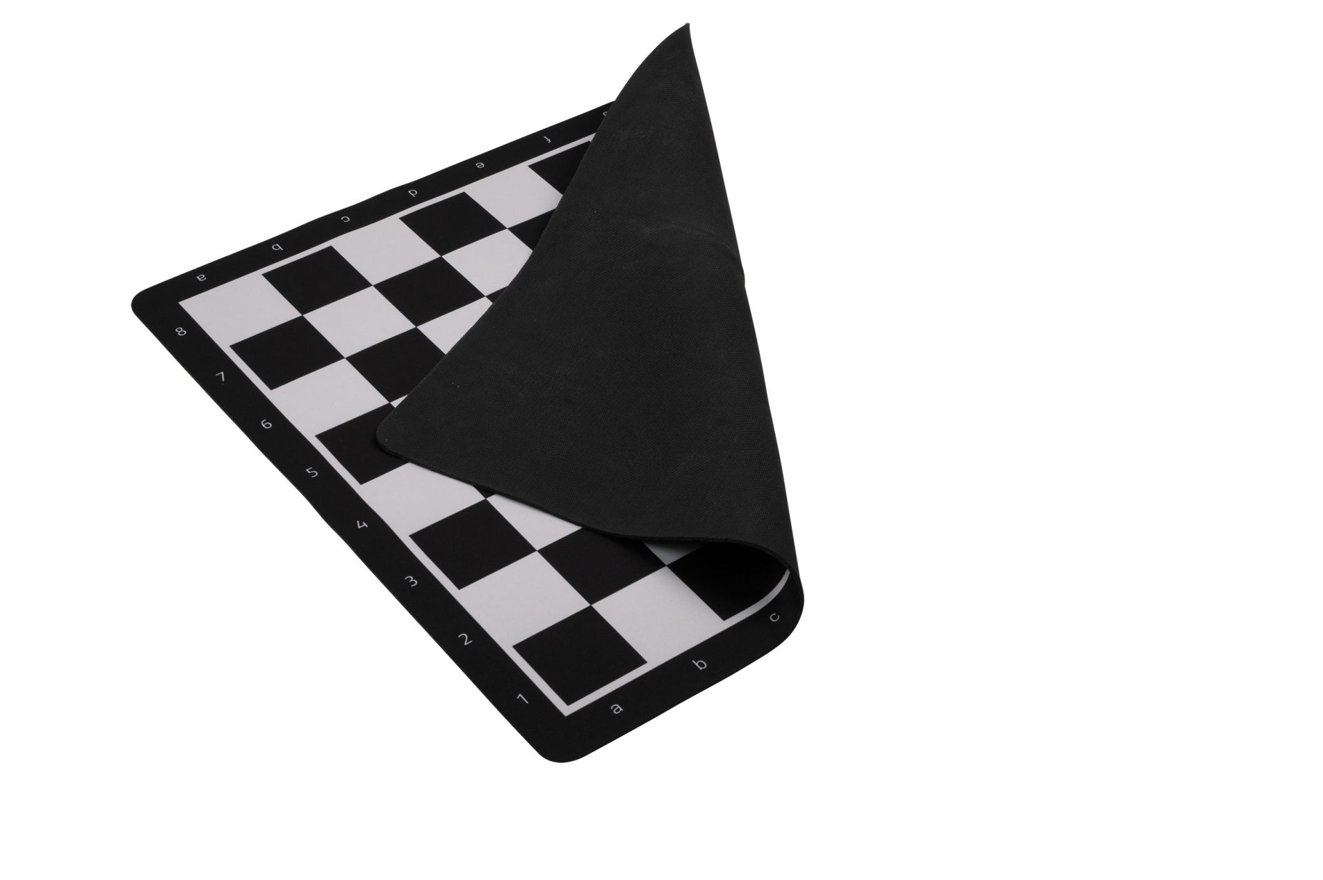 Schackbräde Rullbart, 55mm Svart musmatta kvalite - 3