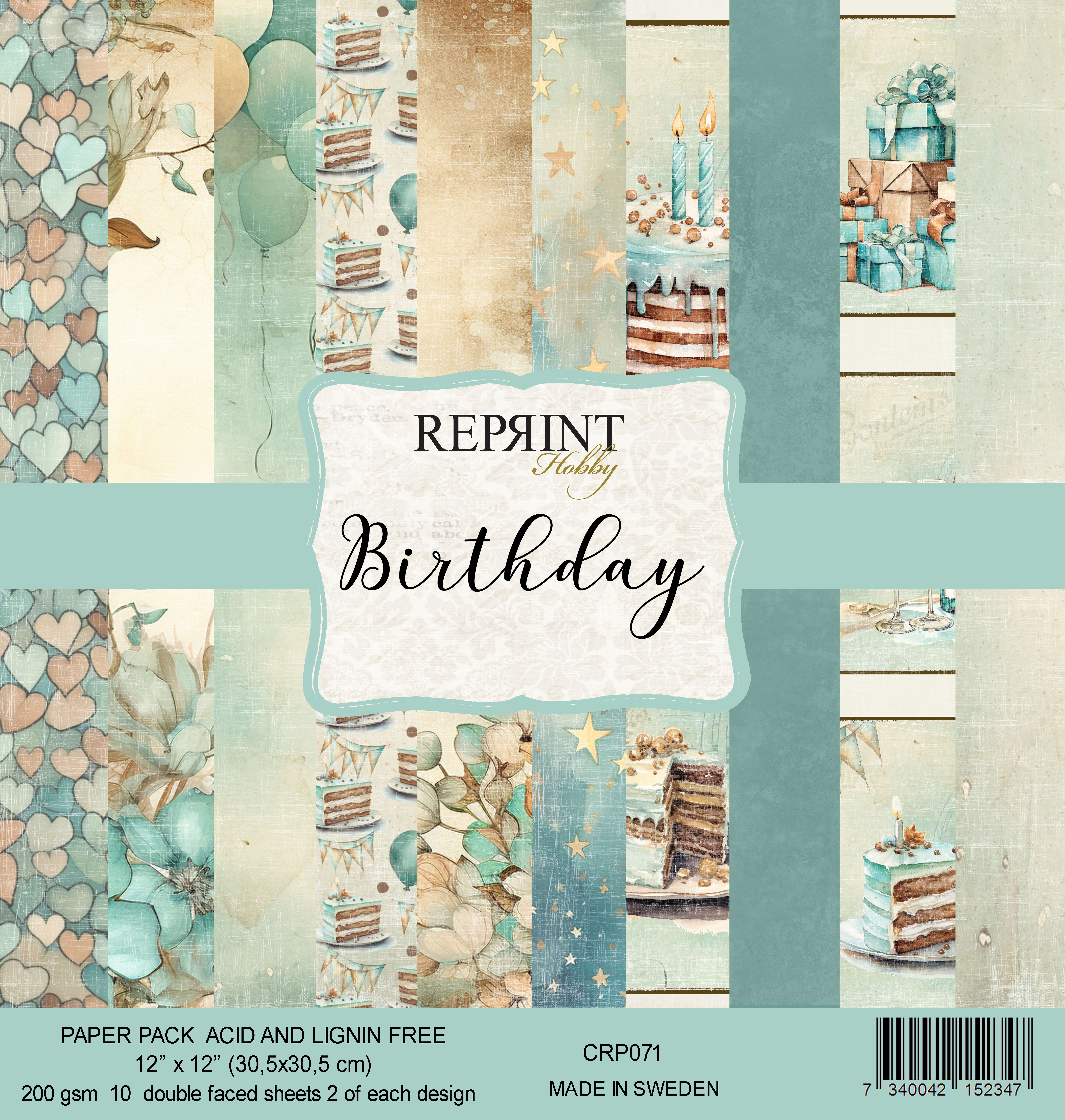 Reprint - Collection Paperpack 12x12 - Birthday