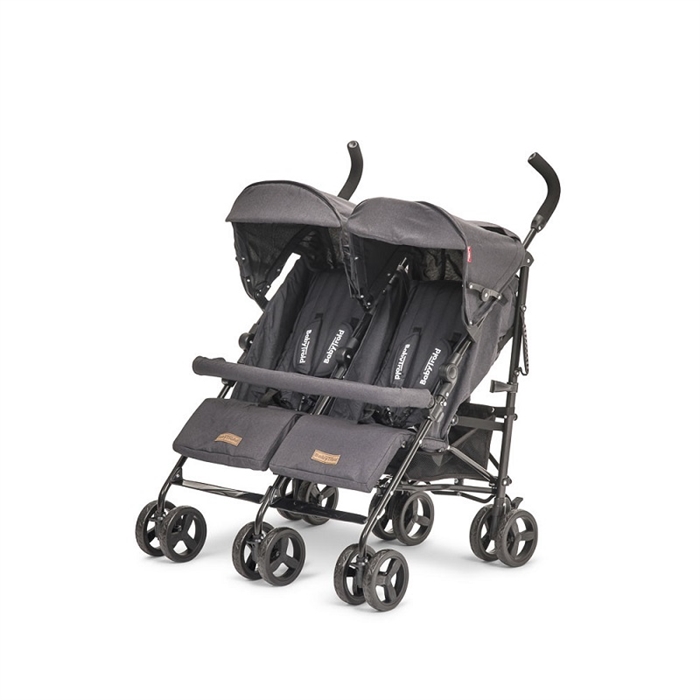 Paraplyvagn syskon, Syskonvagn, BabyTrold Moon Svart