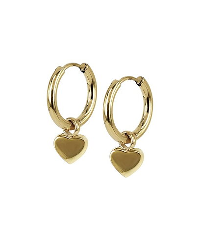 Söta hjärtan  7x6  mm på ringar