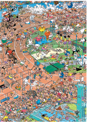 Summer Games, Paris, 1000 Bitar JvH Jumbo