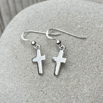 Örhängen - Kors  sterling silver HF16248