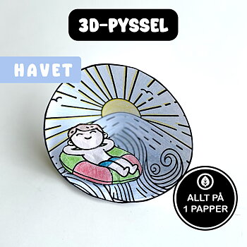 Sommarpyssel - 3D Pyssel Havet