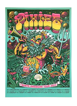 PIXIES North American Tour 2024 poster