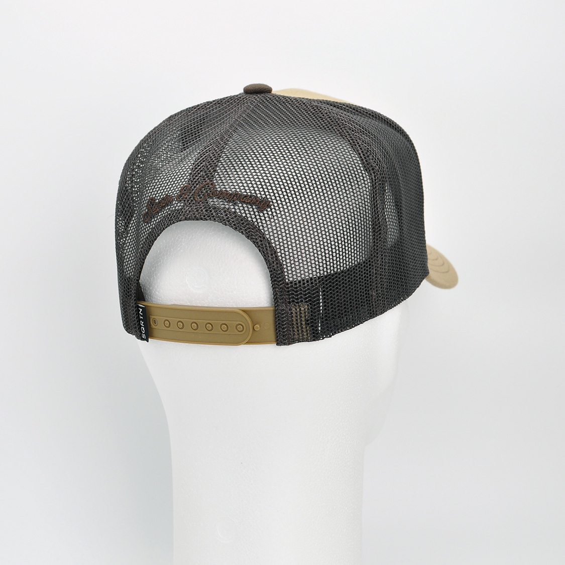 SQRTN - Fishing Camp Hooked Trucker Cap Caramel - 3