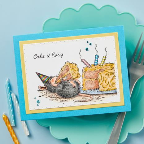 Sweet Birthday Cling Rubber Stamp - 2