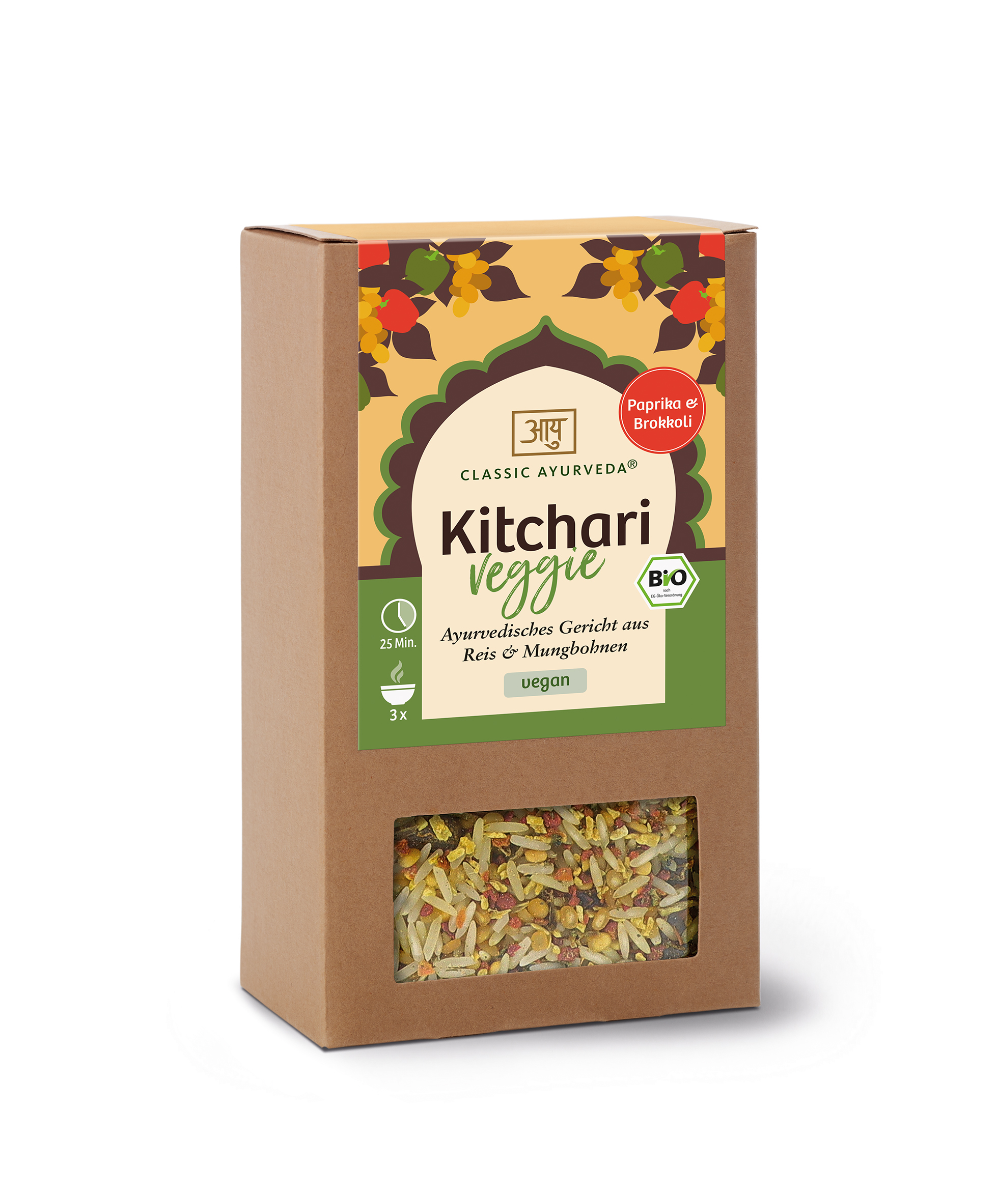 Kitchari Grönsaker, eko 240gr. Classic Ayurveda