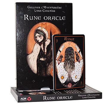 Rune Oracle 24 Rune Cards with Book  av L'Aventurière Ceoltóir, Lyra Gulliver