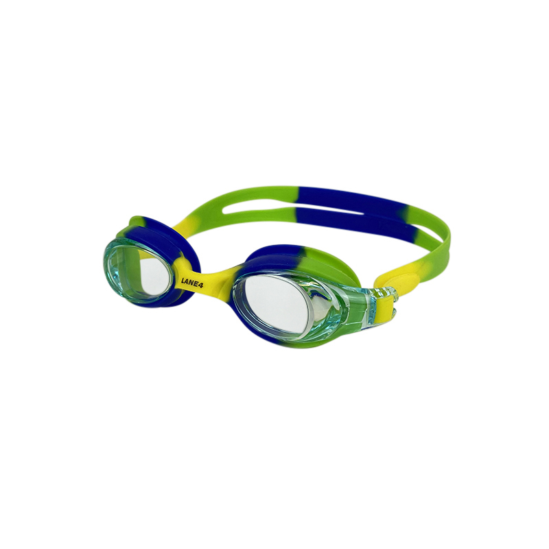 Schwimmbrille Kids Twister Grün/Blau 3-8 Jahre - Lane 4