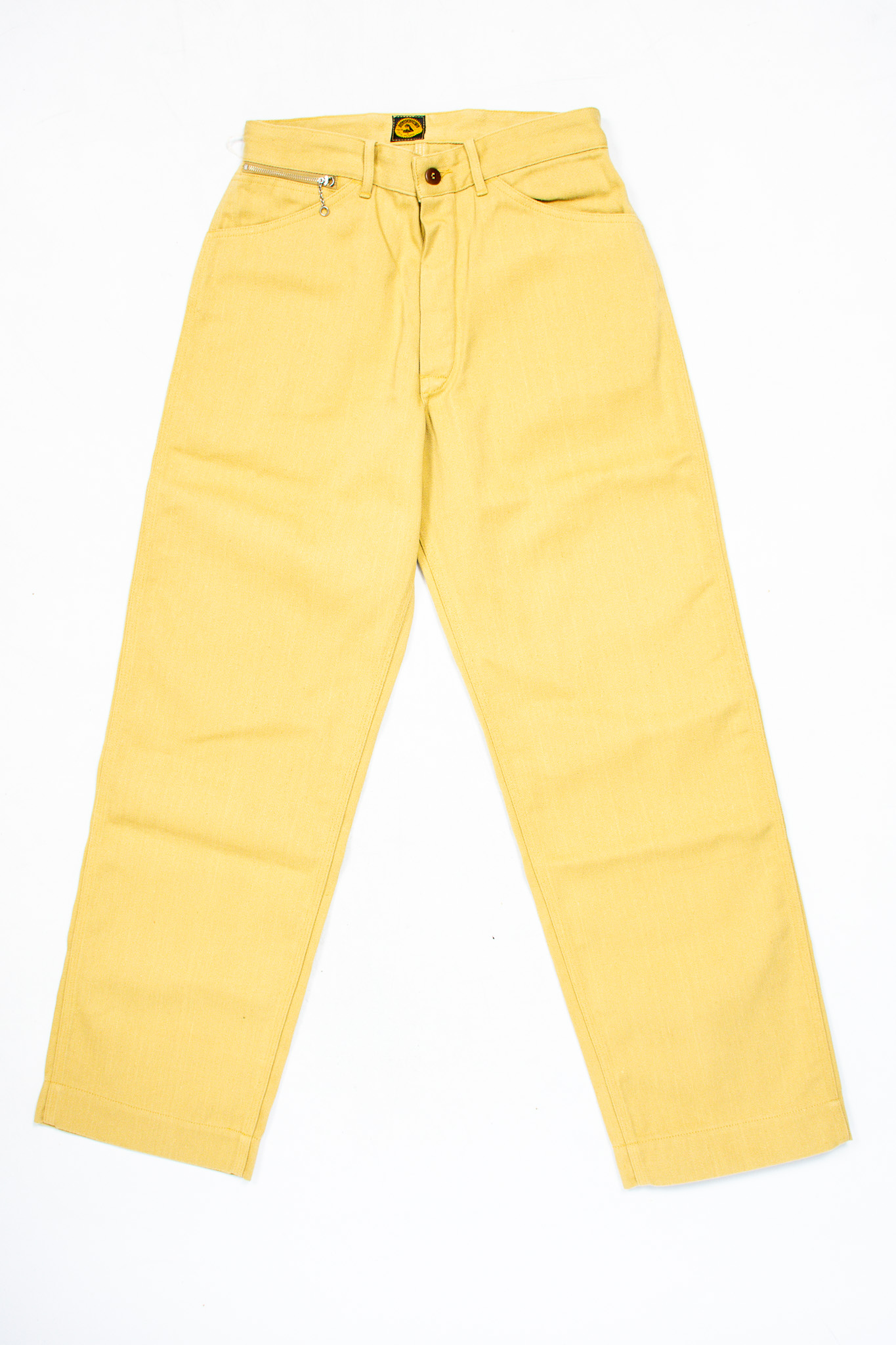 Warehouse x John Gluckow - Strongarm Sports Pants Cotton Twill Beige  - 6