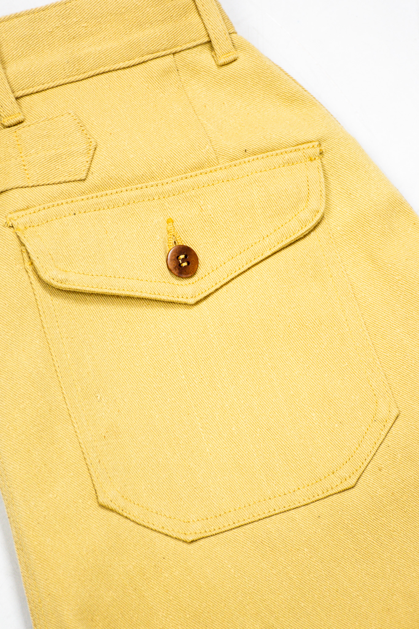 Warehouse x John Gluckow - Strongarm Sports Pants Cotton Twill Beige  - 3