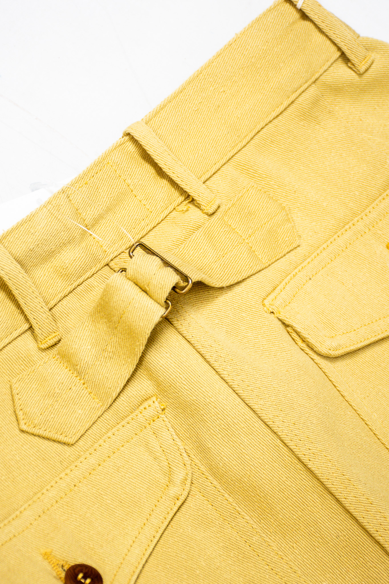 Warehouse x John Gluckow - Strongarm Sports Pants Cotton Twill Beige  - 4