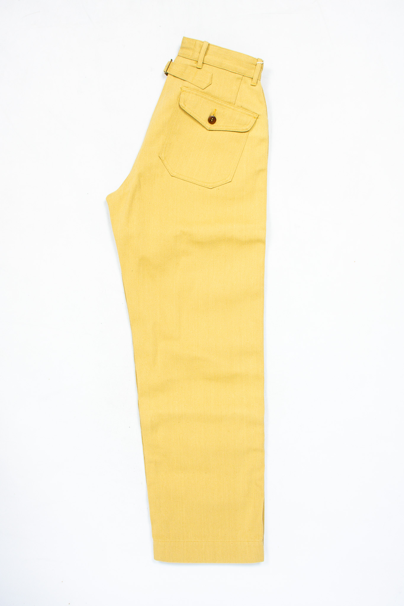 Warehouse x John Gluckow - Strongarm Sports Pants Cotton Twill Beige 