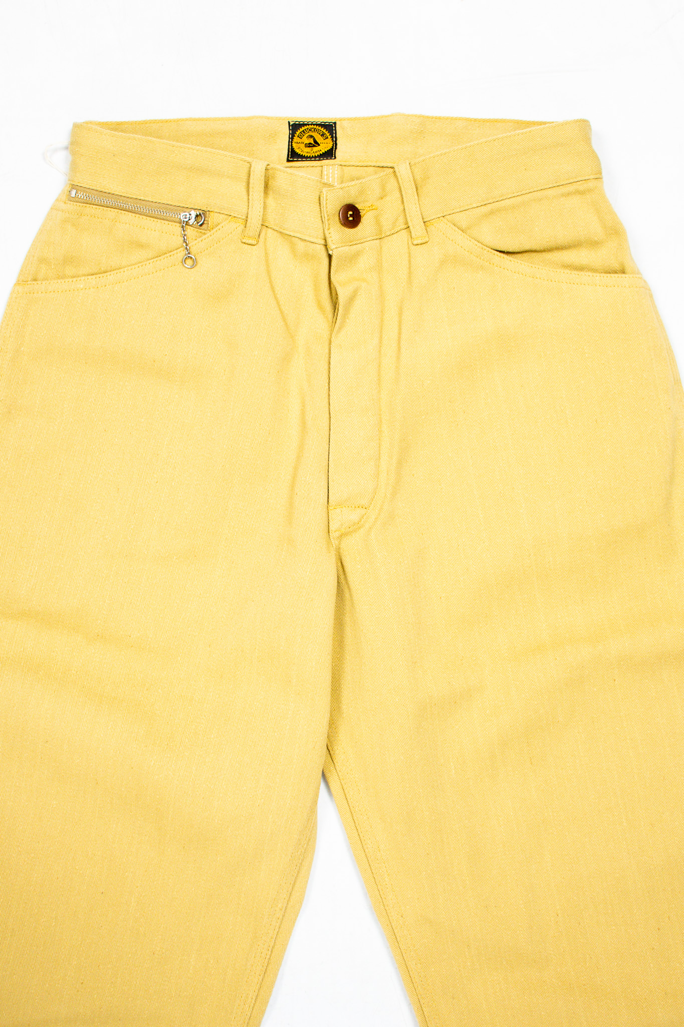 Warehouse x John Gluckow - Strongarm Sports Pants Cotton Twill Beige  - 5