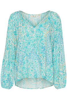 CRCASSIA BLUS - TURQUOISE - SMALL PAISLEY
