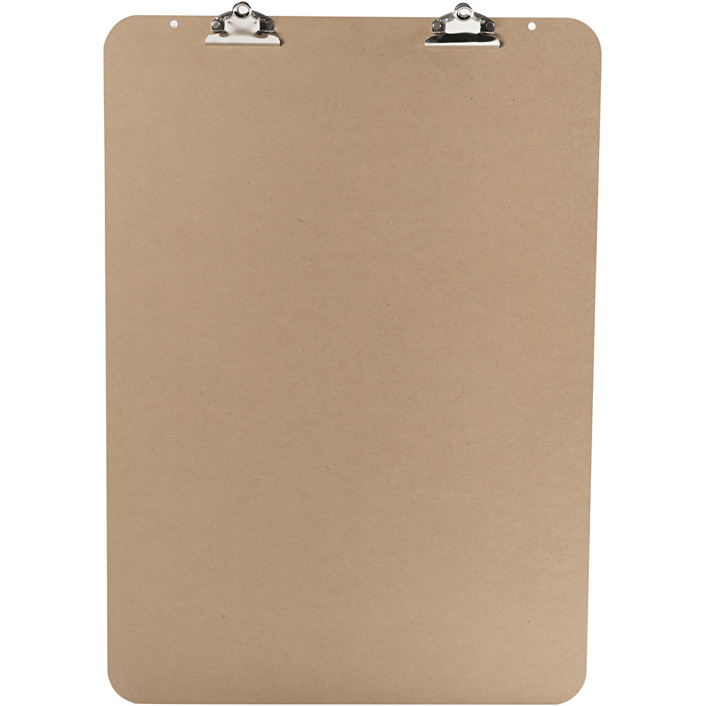 Clipboard/ritunderlag, silver