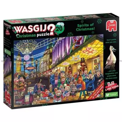Wasgij Christmas #20 Spirits of Christmas 2x1000 Bitar Jumbo - 2