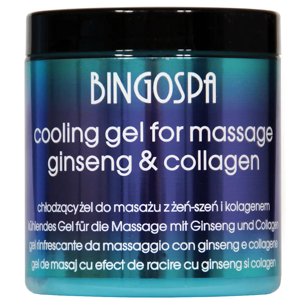 Kjølende massasjegele med ginseng og kollagen