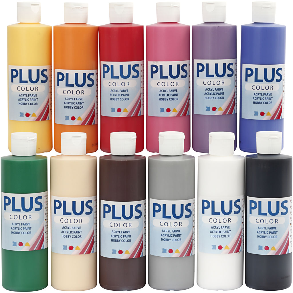 Plus Color hobbyfärg 250 ml