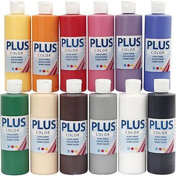 Plus Color hobbyfärg 250 ml