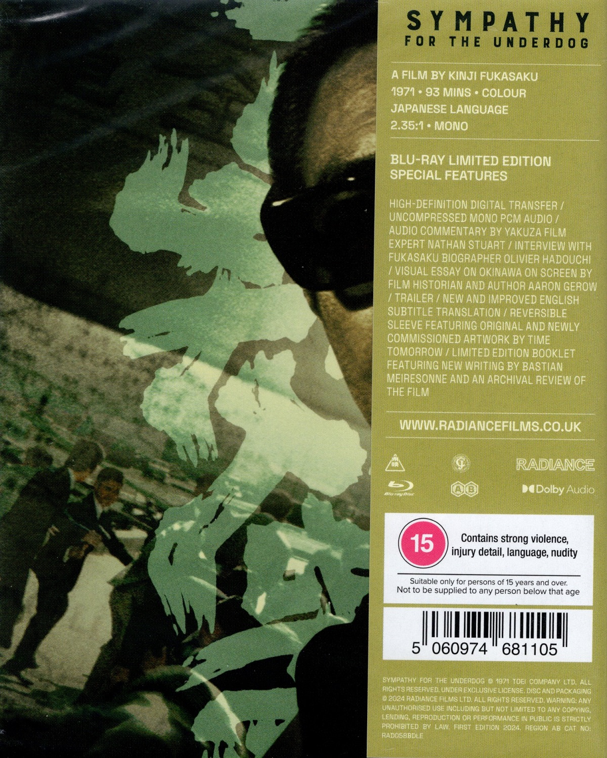 Sympathy For the Underdog (Limited Edition) (ej svensk text) (Blu-ray) - 2