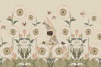  Mrs Mighetto tapet Sunflowers for Gittan vit
