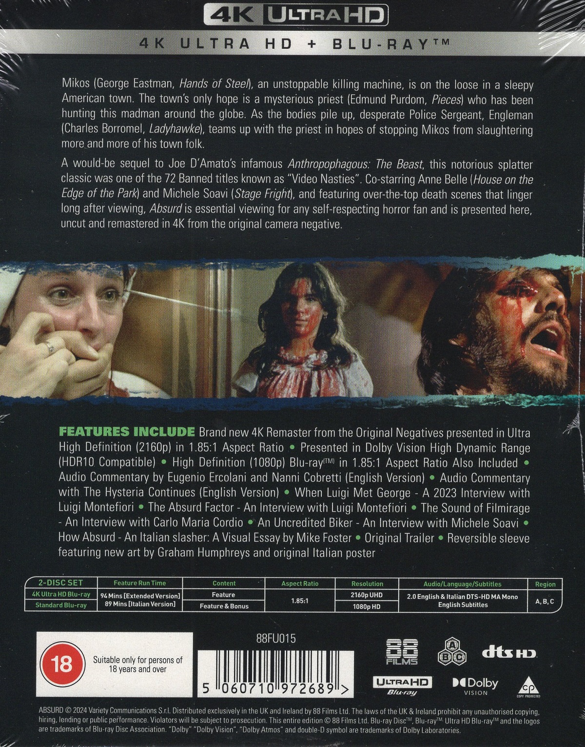 Absurd (ej svensk text) (4K Ultra HD + Blu-ray) - 2
