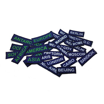 Huvudstäder och världsdelar