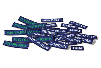 Huvudstäder och världsdelar