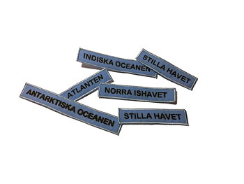 Oceaner Världskarta