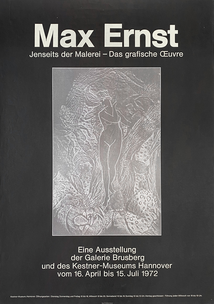 ERNST, MAX – GALERIE BRUSBERG, 1972