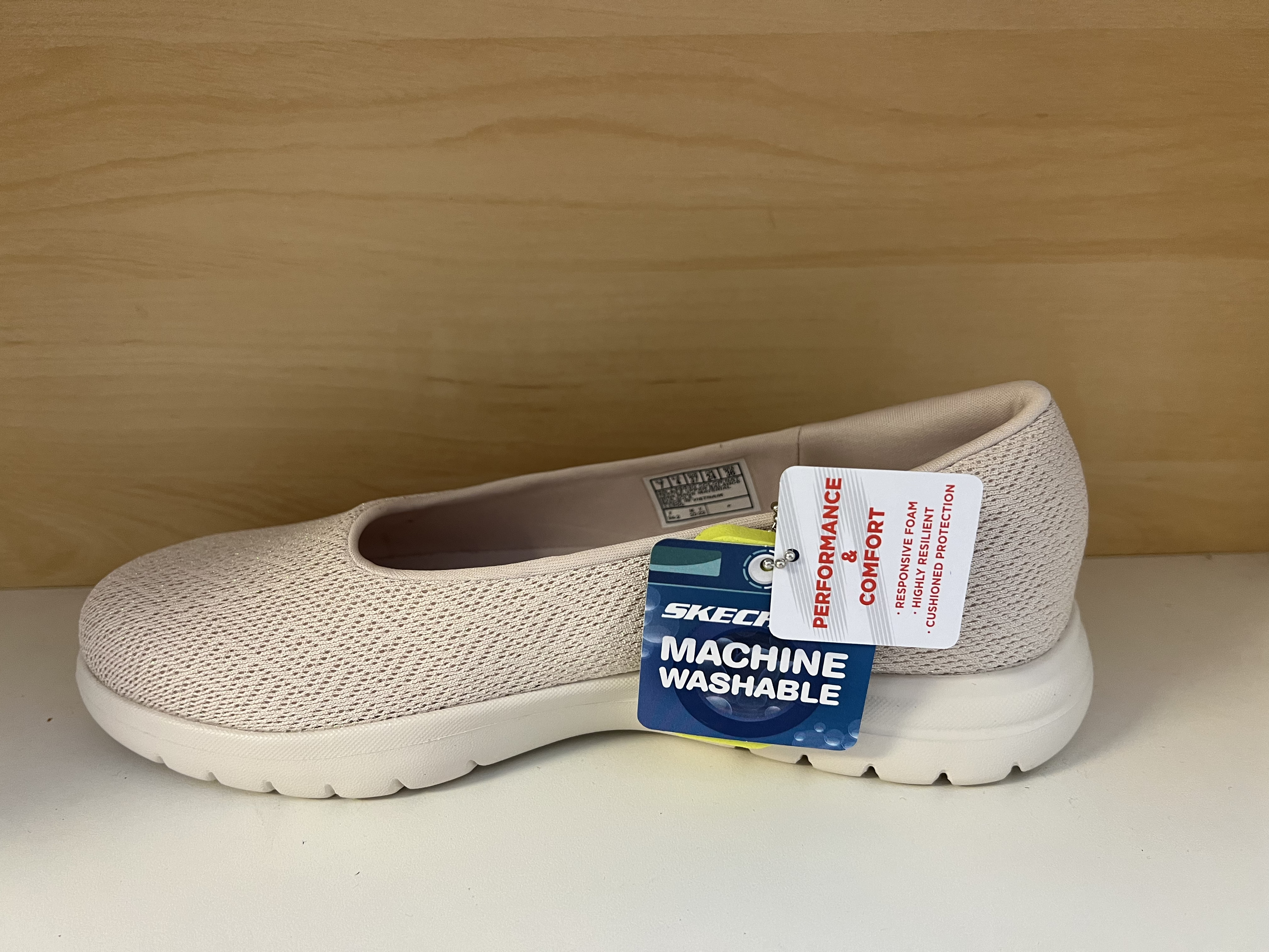 SKECHERS  "WomensOn-The-Go Flex" Mjuk skön ballerina modell med  "Goga Mat" sköna innersula - 2