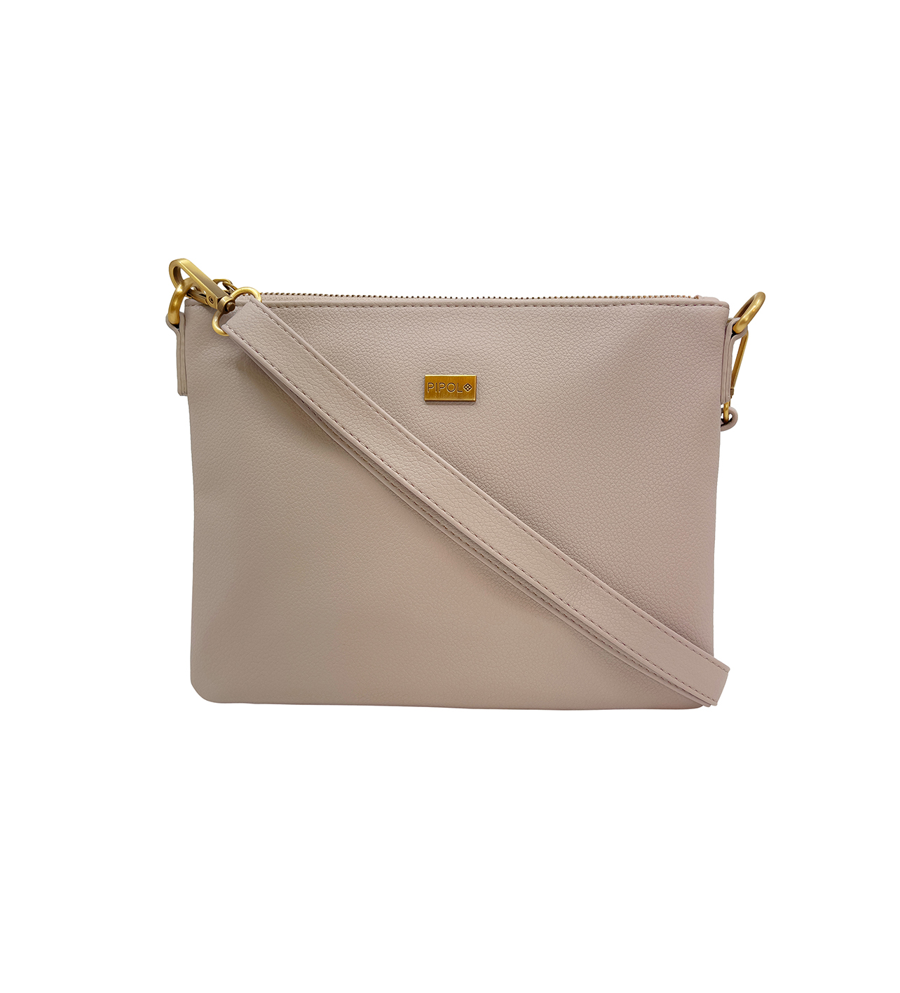 FLAT CROSS BAG LIGHT BEIGE