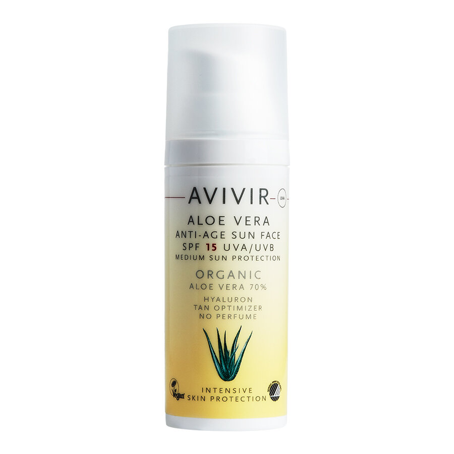 Aloe Vera Anti Age Sun Face 15 50ml Avivir