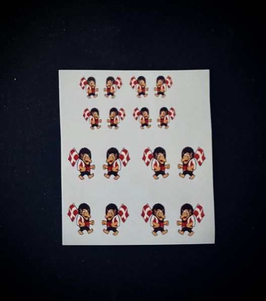 Dekaler 8 par Troll "Dansk Flagga"   Höger & Vänster