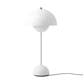 Flowerpot  VP3  bordslampa matt vit