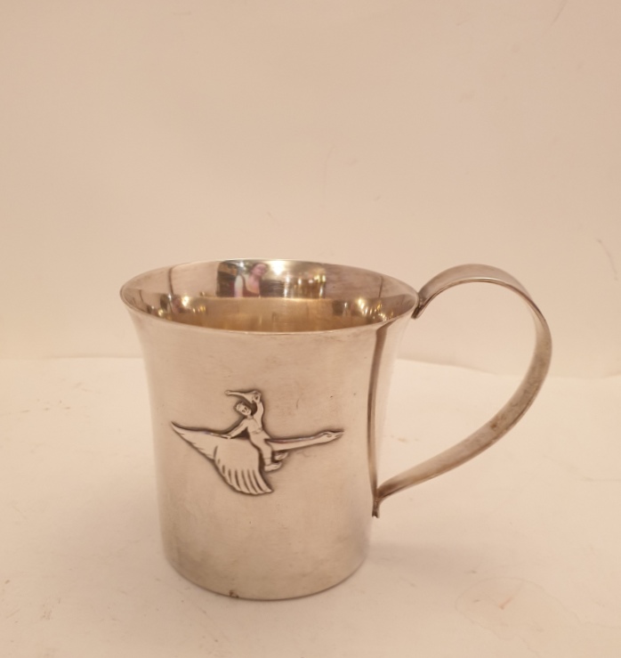 Barnmugg Nils Holgersson GAB nysilver