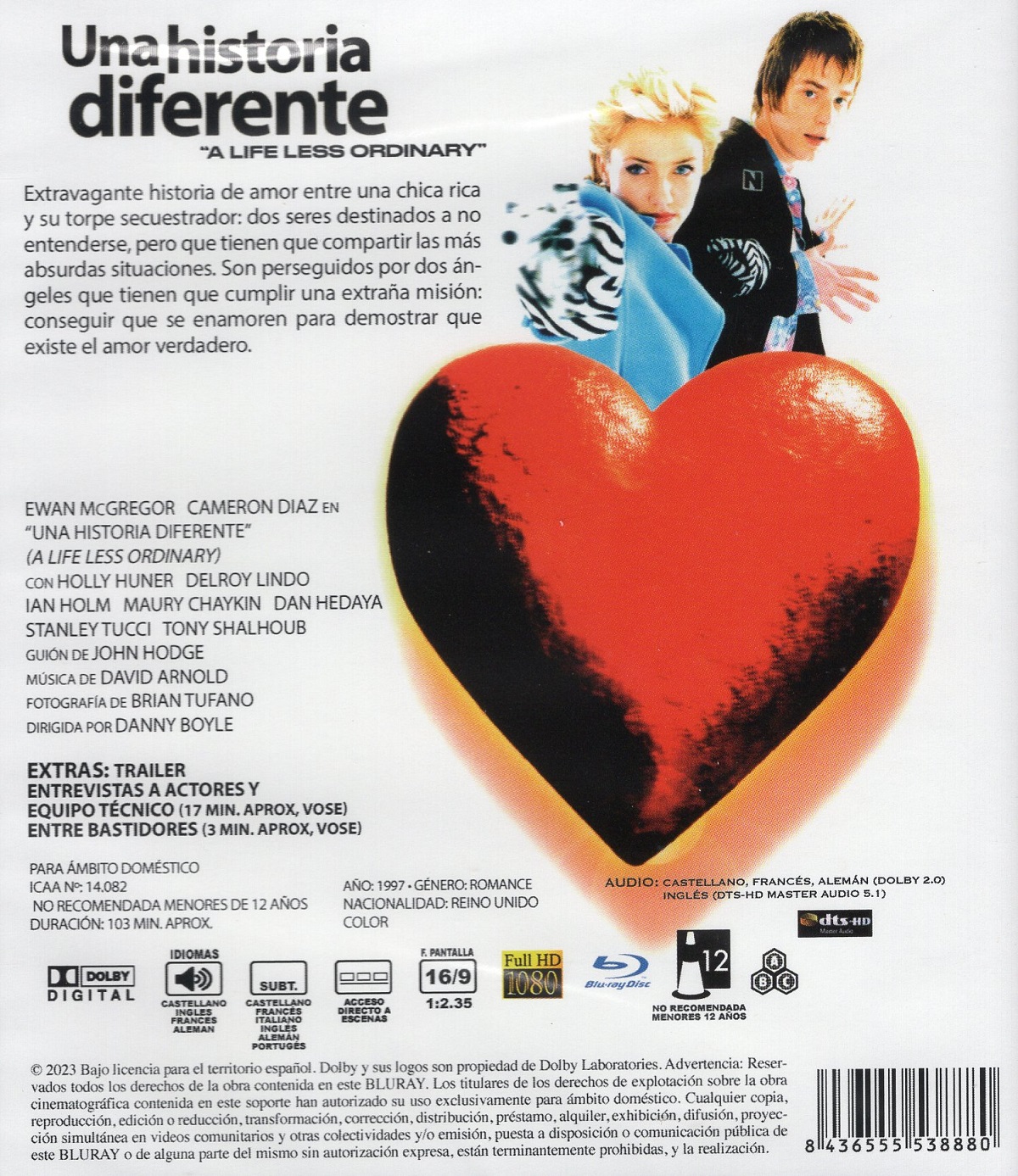 A Life Less Ordinary (ej svensk text) (Blu-ray) - 2