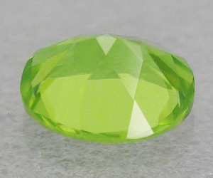 Piedra preciosa de peridoto natural de primera calidad con talla ovalada de 6x5 mm - 2