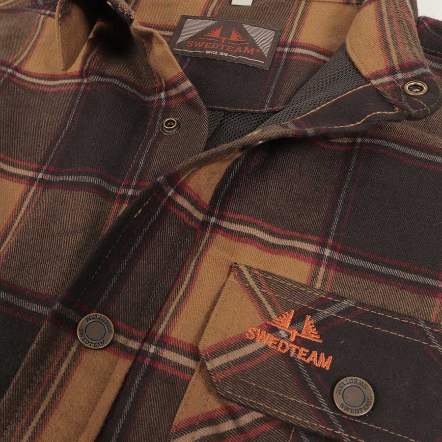 Swedteam Crest Shirt Dark Sand - 3