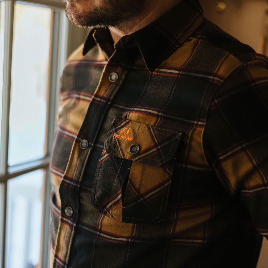 Swedteam Crest Shirt Dark Sand - 4
