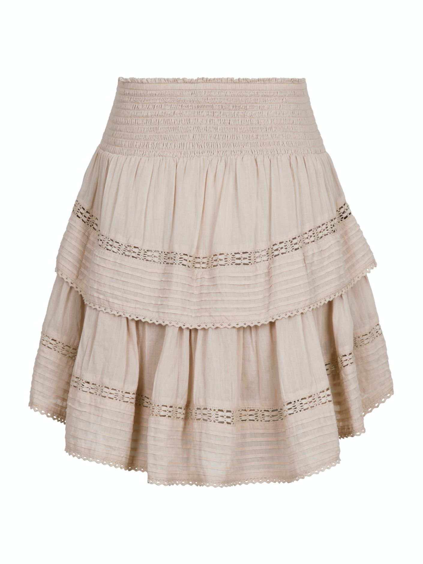 Kenia S Voile Skirt Sand - 2