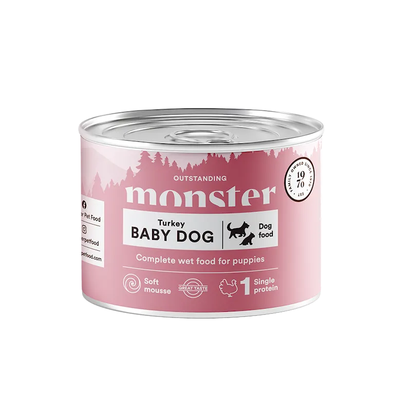 Monster Dog Baby Mousse, 190g