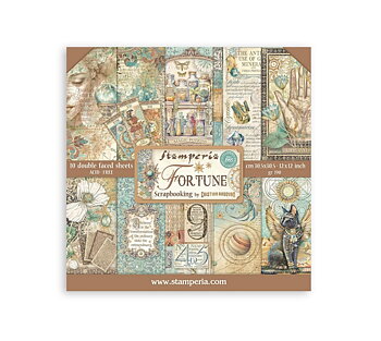 Stamperia Paper Pad 12X12 - Fortune