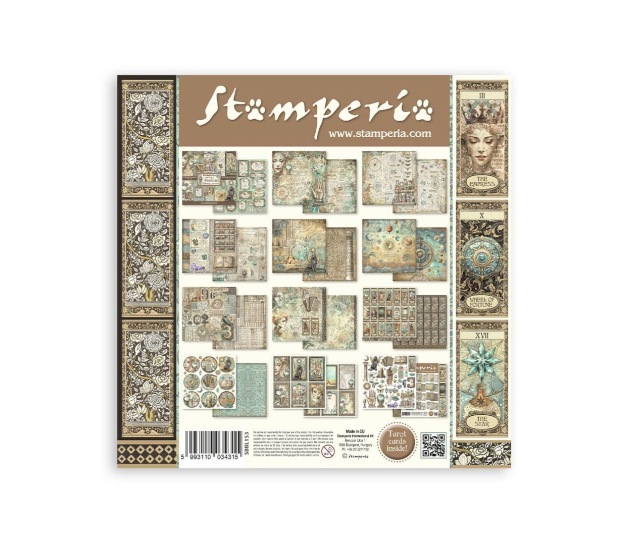 Stamperia Paper Pad 12X12 - Fortune - 2