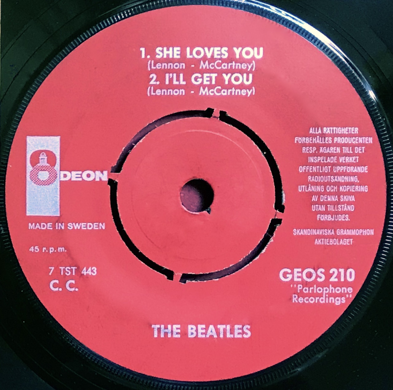 BEATLES - Liverpool sound Swe EP 1963 - 3