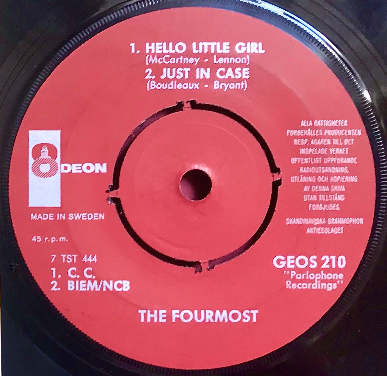 BEATLES - Liverpool sound Swe EP 1963 - 4