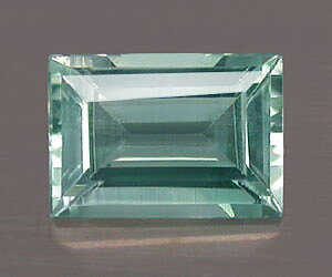 Impresionante piedra preciosa de aguamarina natural de 0,54 ct.