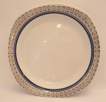 Majlis salad plate blue