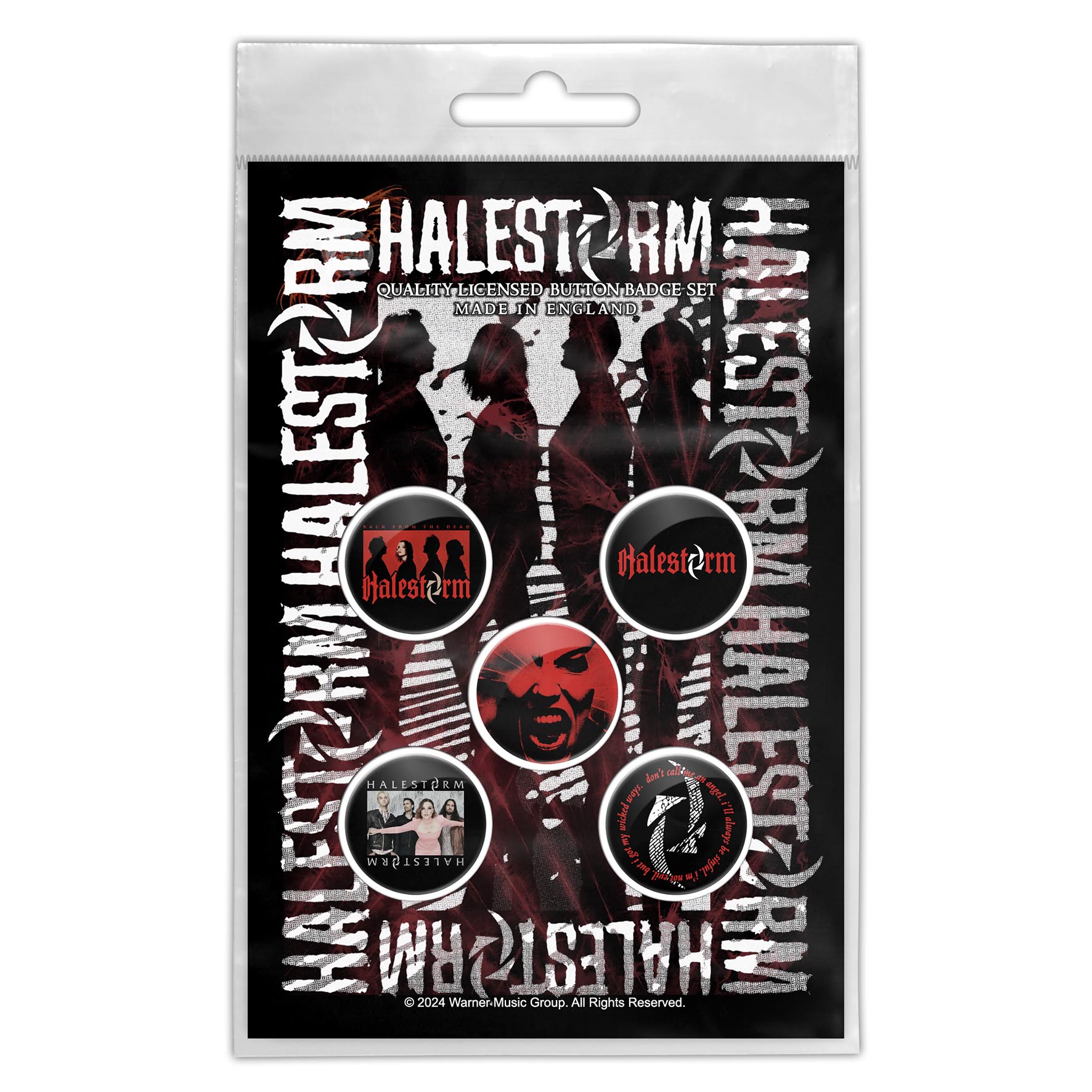 Halestorm Button Badge Pack: Portrait